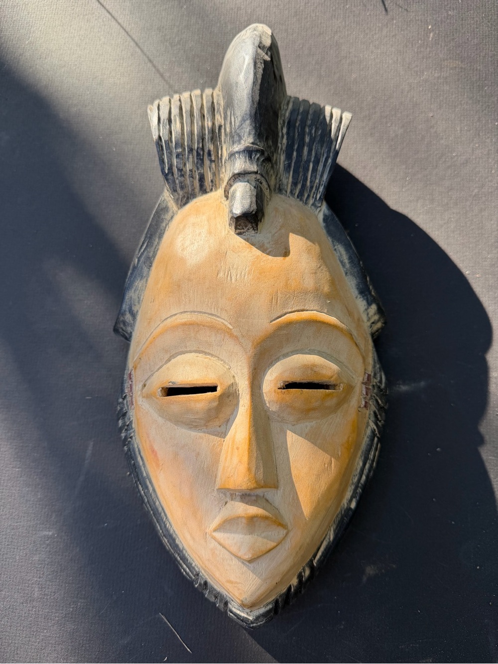 Vintage Wooden Mask Carving